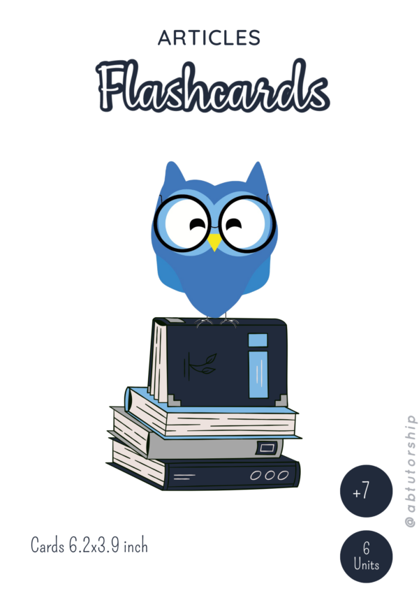 FREE Articles Flashcards Set