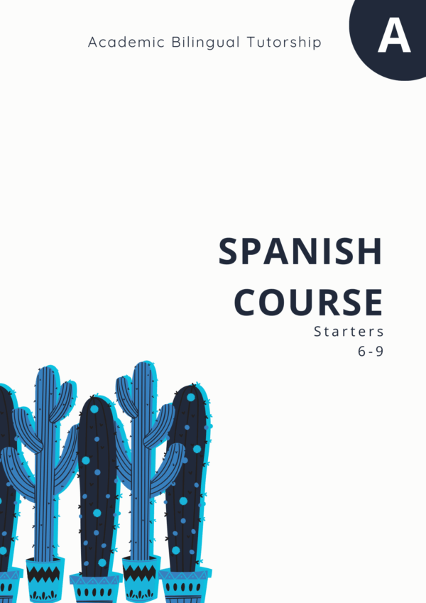 Spanish course for kids ages 6 to 9 with beginner A1 vocabulary