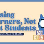 Raising learners not just students shown through a calm and inspiring learning moment where a child explores with curiosity, confidence, and independence.