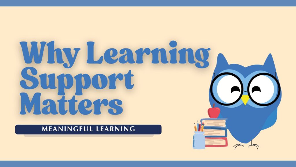 Teacher providing learning support to a student during a classroom activity.